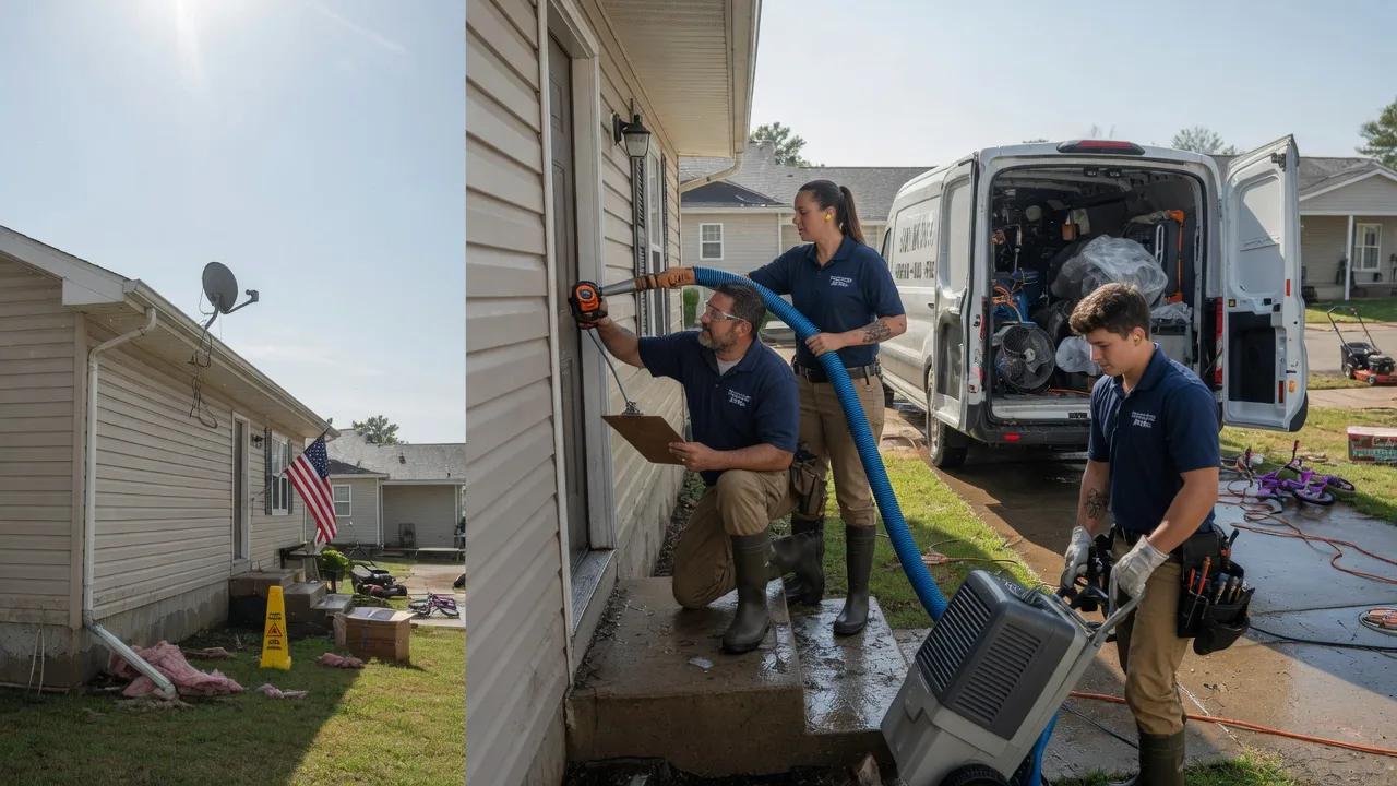Ceiling Water Damage Restoration in Hallie, KY near me